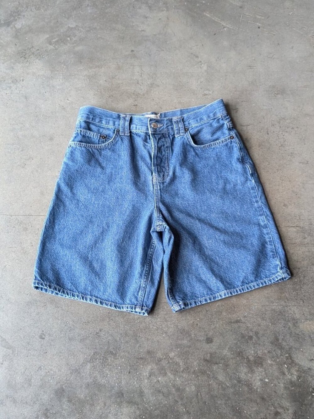 Free People We The Free Montana Shorts Longline Denim Jean Shorts size 26